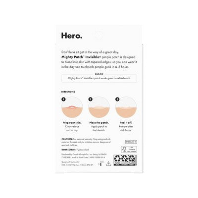 Hero Cosmetics Mighty Patch Invisible 72ct - Imperfect Box by This is Beauty US