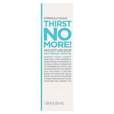 Formula 10.0.6 Thirst No More Moisturizer 1.69 fl oz - New