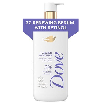 Dove Beauty Serum Body Wash with 3% Renewing Serum + Retinol &amp; Chamomile Calming Moisture 18.5 fl oz - New by This is Beauty US