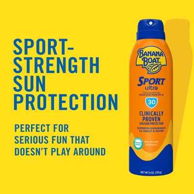 Banana Boat Ultra Sport Clear Sunscreen Spray SPF 30 9.5oz - Imperfect Container