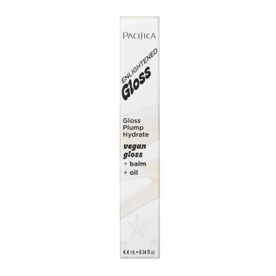 Pacifica Enlightened Lip Gloss Sugar Cake 0.14 fl oz - New by This is Beauty US
