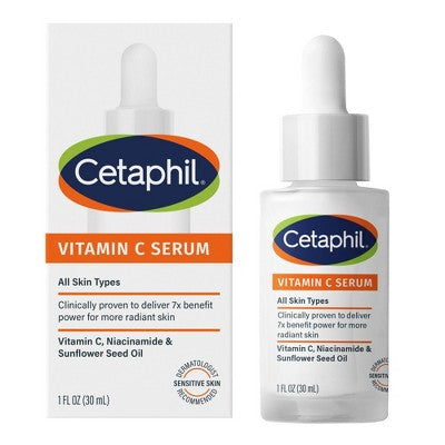 Cetaphil Brightening Vitamin C Face Serum 1fl oz - New by This is Beauty US