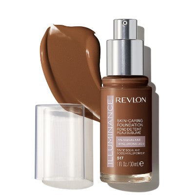Revlon Illuminance Skin-Caring Foundation Amber 1 fl oz - Imperfect Container by This is Beauty US