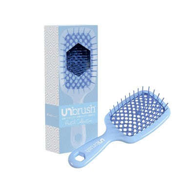 UNbrush Detangler Hair Brush Periwinkle Light Blue - Imperfect Box by This is Beauty US