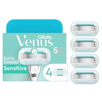 Venus Deluxe Smooth Sensitive Women &amp; Razor Blade Refills 4ct - Imperfect Box by This is Beauty US