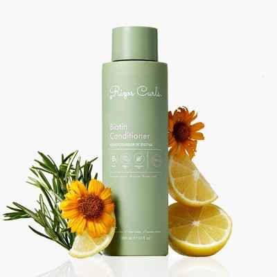 Rizos Curls Biotin Conditioner 10 fl oz - Imperfect Container