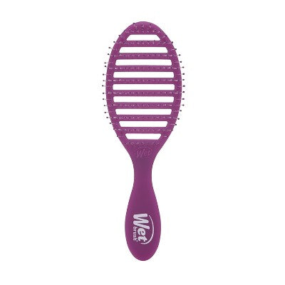 Wet Brush Speed Dry Detangler Hair Brush for Quick Heat Drying Frost Purple - Imperfect Box by This is Beauty US