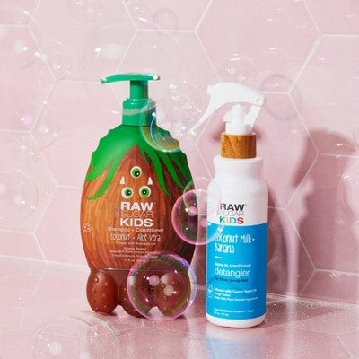 Raw Sugar Kids Leave-In Conditioning Detangler Coconut Milk + Banana 6 fl oz - New by This is Beauty US
