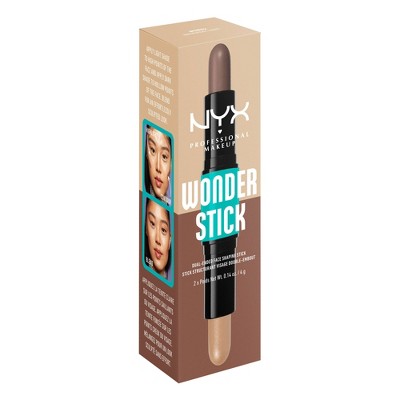 NYX Professional Makeup Wonder Stick 2-in-1 Highlight &amp; Contour 02 Universal Light 0.28oz - New