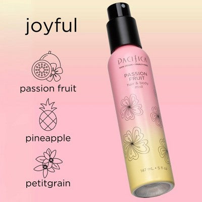 Pacifica Passion Fruit Hair; Body Mist 5 fl oz - New by This is Beauty US