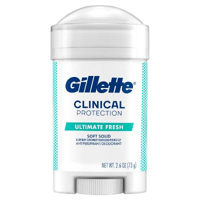 Gillette Clinical Soft Invisible Solid Ultimate Fresh Antiperspirant &amp; Deodorant 2.6oz - New by This is Beauty US