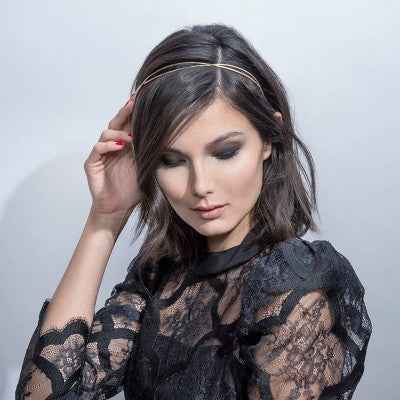 The Hair Edit Carved Chaplet Headband - New