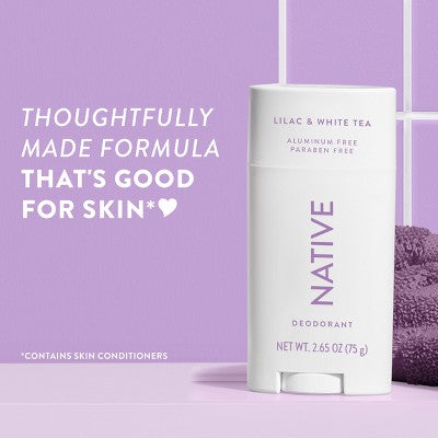 Native Solid Deodorant Lilac &amp; White Tea 2.65oz - New by This is Beauty US