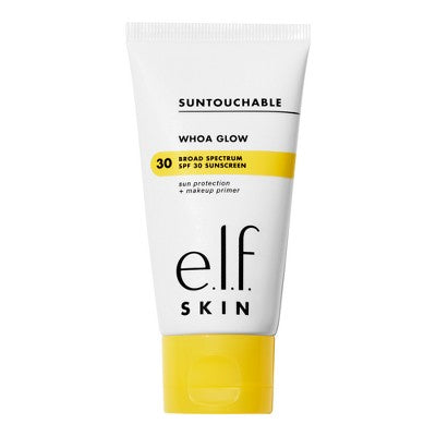 e.l.f. SKIN Suntouchable Whoa Glow Sunscreen &amp; Primer Sunlight SPF 30 1.69 fl oz - Missing Box by This is Beauty US