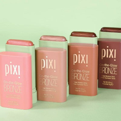 Pixi On The Glow Bronze Tinted Moisturizer Stick Bronzer Beach Glow 0.6oz - Imperfect Box by This is Beauty US