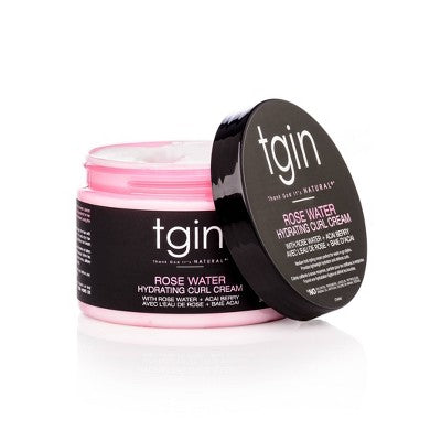 TGIN Rose Water Hydrating Curl Cream 12 fl oz - Imperfect Container by This is Beauty US