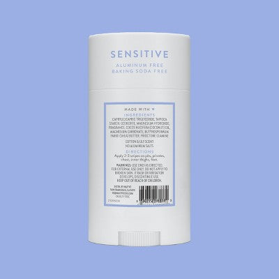 Native Sensitive Solid Deodorant Cotton &amp; Lily 2.65oz - New by This is Beauty US