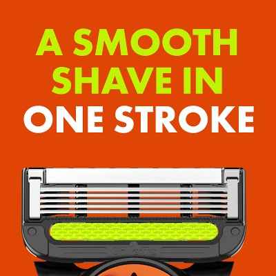 Gillette Labs Mens Special NFL Bengals Edition Shaving Razor with 4 Refills and Magnetic Stand - New