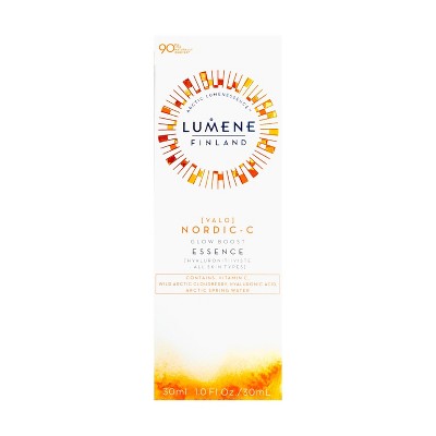 Lumene Valo Glow Boost Essence Serum with Vitamin C &amp; Hyaluronic Acid 1 fl oz - Imperfect Box  DestGlow