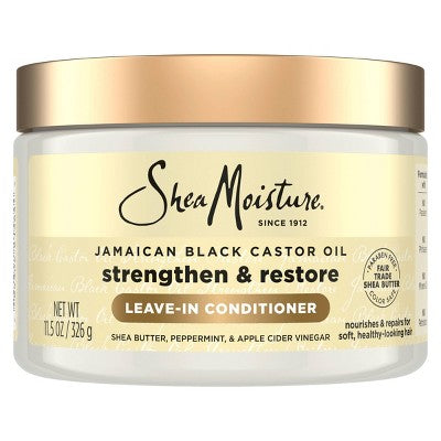 SheaMoisture Jamaican Black Castor Hair Oil Reparative Leave-In Conditioner 11.5 fl oz - Imperfect Container by This is Beauty US