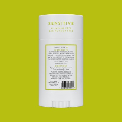 Native Sensitive Solid Deodorant for Women &amp; Men Aloe &amp; Green Tea Aluminum &amp; Baking Soda Free 2.65oz - Imperfect Container by This is Beauty US