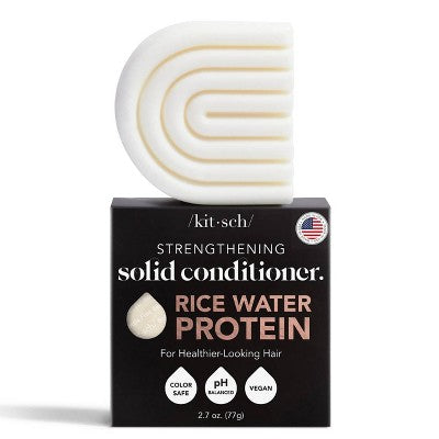 Kitsch Rice Water Protein Solid Conditioner Bar 2.7oz - Imperfect Box by This is Beauty US