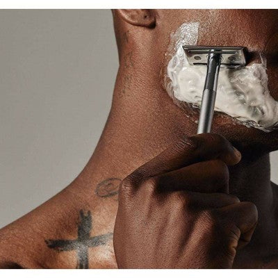 Bevel Mens Safety Razor with 10 Double Edge Blade Refills - Imperfect Box by This is Beauty US