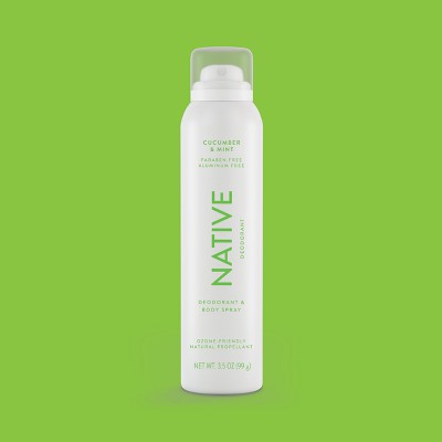 Native Spray Deodorant Cucumber &amp; Mint 3.5oz - Imperfect Container by This is Beauty US