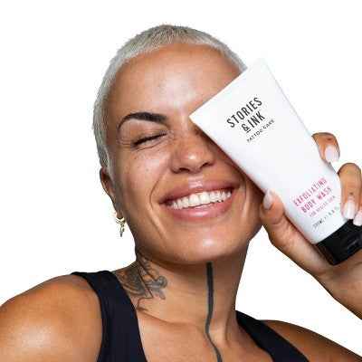 Stories &amp; Ink Enhancing Exfoliating Body Wash 6.76 fl oz - New