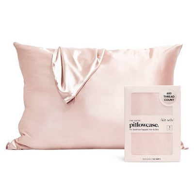 Kitsch Satin Pillowcase Pink - Imperfect Box by This is Beauty US