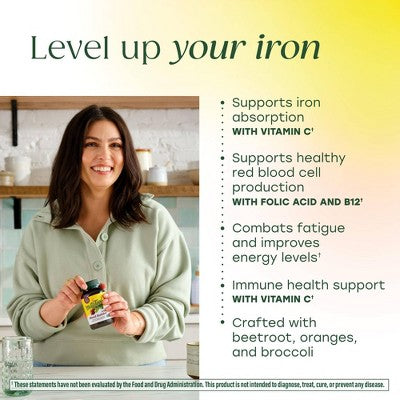 MegaFood Blood Builder Vegan Iron Supplement 60ct - New by This is Beauty US