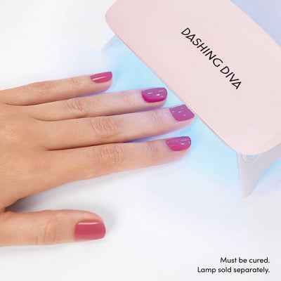 Dashing Diva Glaze Semi-Cured Gel Nail Polish Strips Jelly Glaze 32ct - New