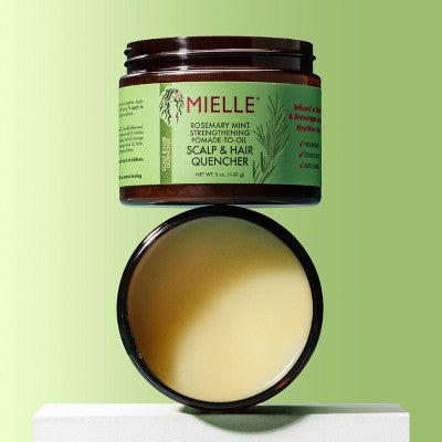 Mielle Organics Rosemary Mint Hair Pomade to Oil Hair &amp; Scalp Quencher 5oz - Imperfect Container by This is Beauty US