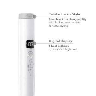 Conair Style Chemistry Flat Iron Attachment For Use With Style Chemistry Starter Kit Power Handle 1" - Imperfect Box