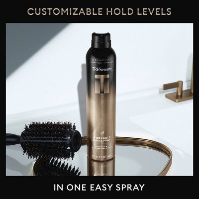 Tresemme A-List Collection Workable Hairspray, Golden Vanilla &amp; Sandalwood Scent 8.5oz - Imperfect Container