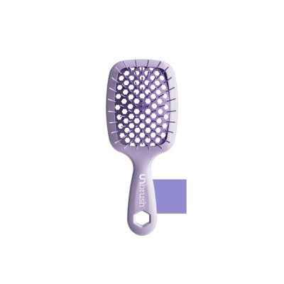 UNbrush Mini Pastel Detangling Hair Brush Lilac Light Purple - New