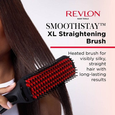 Revlon Smoothstay XL Heated Straightening Brush - Imperfect Box by This is Beauty US