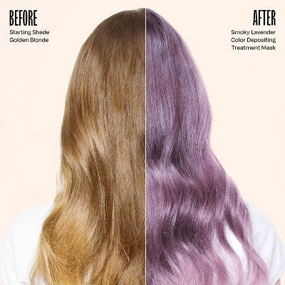 Overtone Smoky Lavender Hair Mask Semi-Permanent Hair Dye &amp; Color Conditioner- Vegan - New