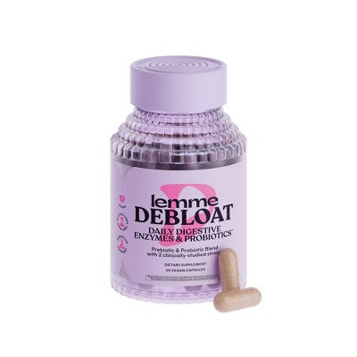 Lemme Debloat Daily Digestive Capsules 60ct - New by This is Beauty US