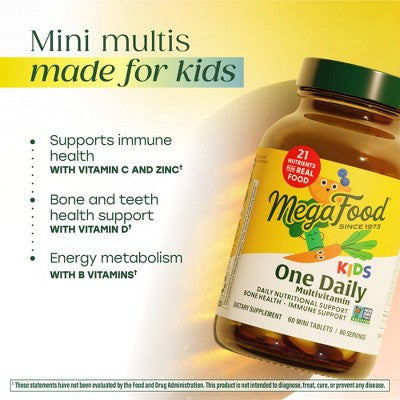 MegaFood Kids One Daily Mini Tablets 30ct - New by This is Beauty US