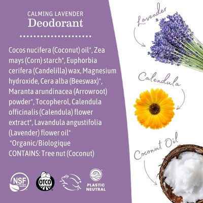 Earth Mama Calming Lavender Deodorant 2.65oz - New