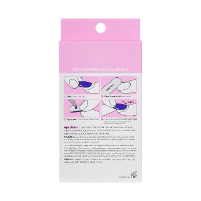 KISS Nails GLAM Jeweled Press-On Fake Nails Medium Almond Ripple 35ct - New by This is Beauty US