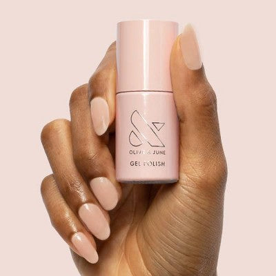 Olive &amp; June Gel Nail Polish The Queen Takes Her Tea Wtih Milk 0.46 fl oz - Imperfect Container