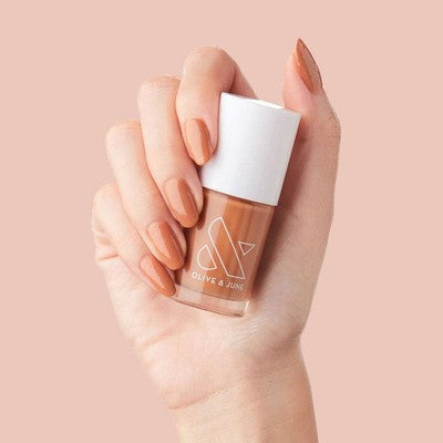 Olive &amp; June Long Lasting Nail Polish Caramel Budino 0.46 fl oz - Imperfect Container by This is Beauty US