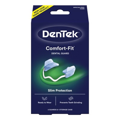 DenTek Comfort-Fit Dental Guard for Nighttime Teeth Grinding 2ct with Storage Case - Imperfect Box by This is Beauty US