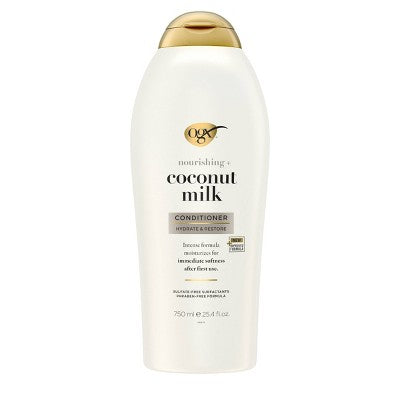 OGX Nourishing Coconut Milk Salon Size Conditioner 25.4 fl oz - Imperfect Container by This is Beauty US