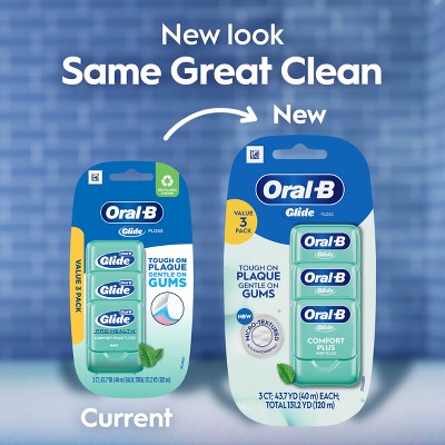 Oral-B Glide Pro-Health Comfort Plus Dental Floss Extra Soft 3pk - Imperfect Box by This is Beauty US