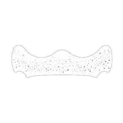 Fazit Silver Glitter Freckle Makeup Patches - New