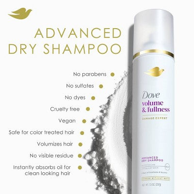 Dove Beauty Refresh + Care Volume &amp; Fullness Dry Shampoo 7.3oz - Imperfect Container by This is Beauty US