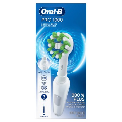 Oral-B Pro 1000 Electric Power Rechargeable Battery Toothbrush White - Imperfect Box by This is Beauty US